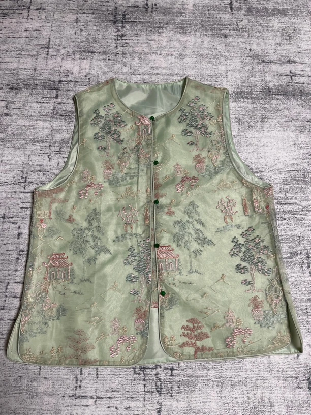 [兰亭序]  2010新中式刺绣马甲