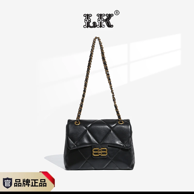【九儿专属】新款黑色小方包潮流百搭链条斜挎包049