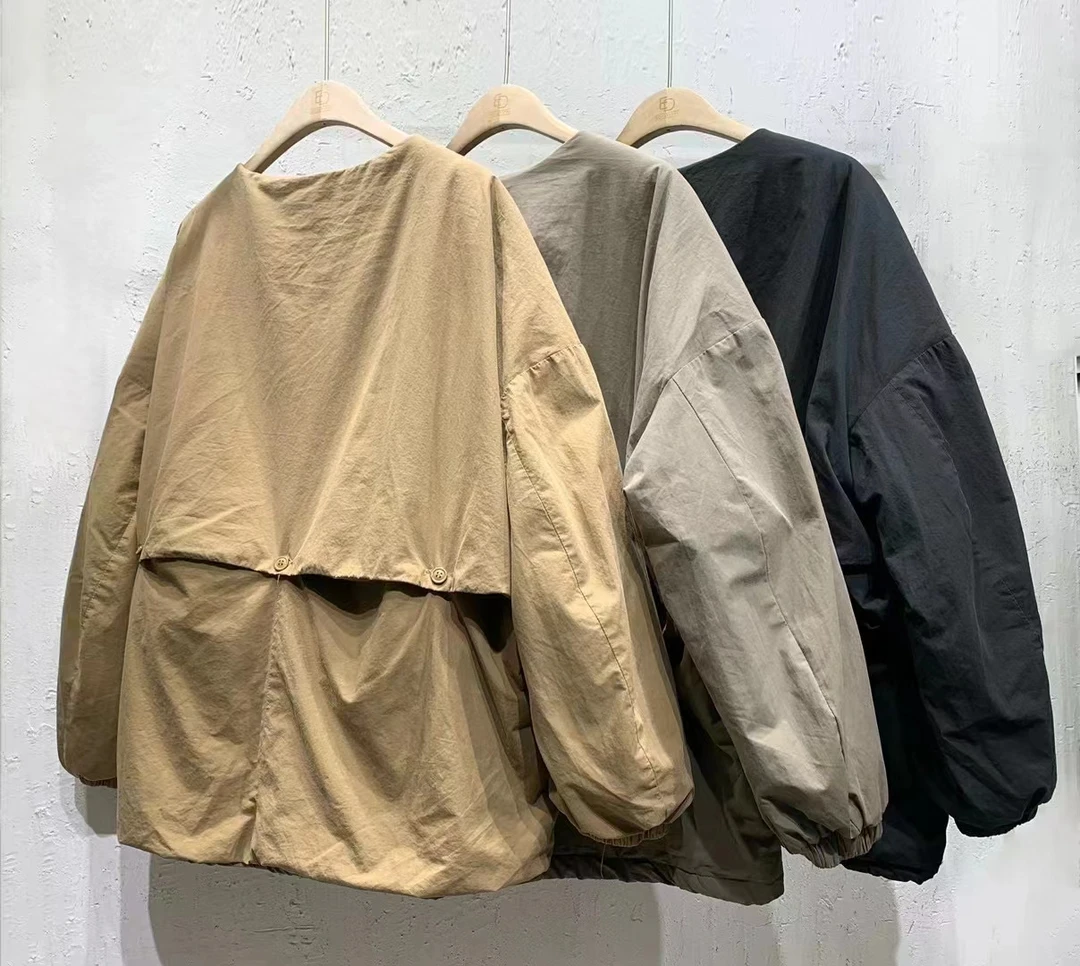 冬款圆领工装棉服