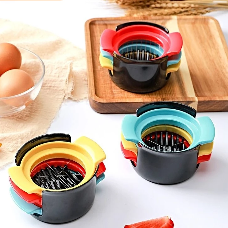 三合一多功能切蛋器切鸡蛋器切皮蛋实蛋松花蛋好物分割切割器花式