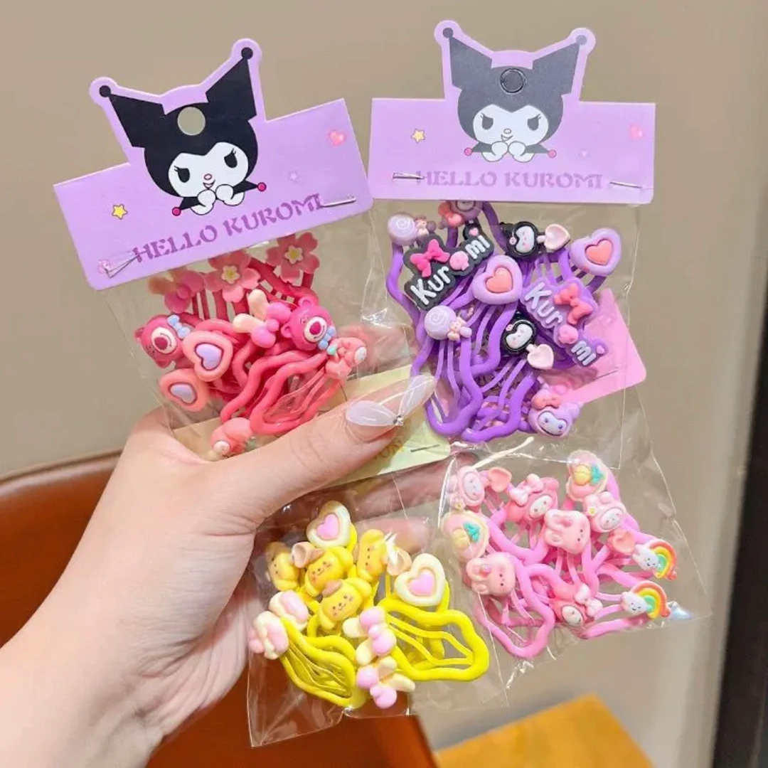 儿童库洛米云朵发夹女童宝宝后脑勺发卡bb夹前额刘海夹碎发夹头饰