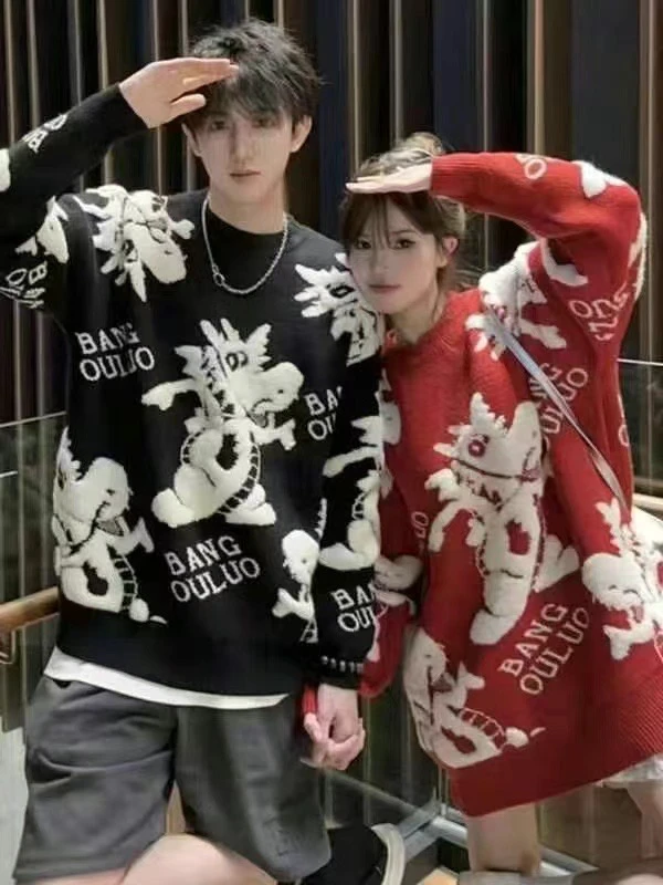 新年毛衣，情侣装