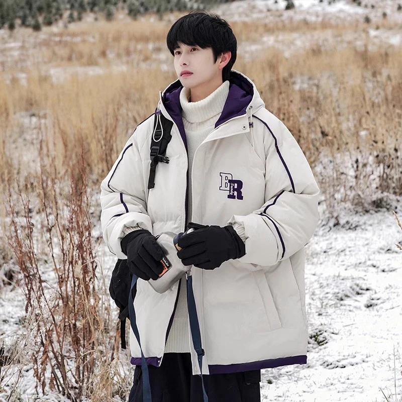 加厚棉服】外套男生秋冬季2023新款美式面包服宽松加厚保暖棉衣SX.