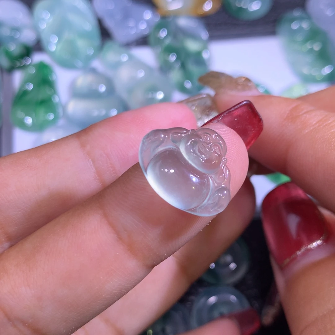 翡翠颈饰未镶嵌挂件