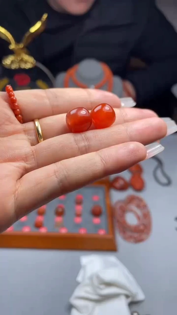 【闪购商品】南红玛瑙配珠未镶嵌配珠