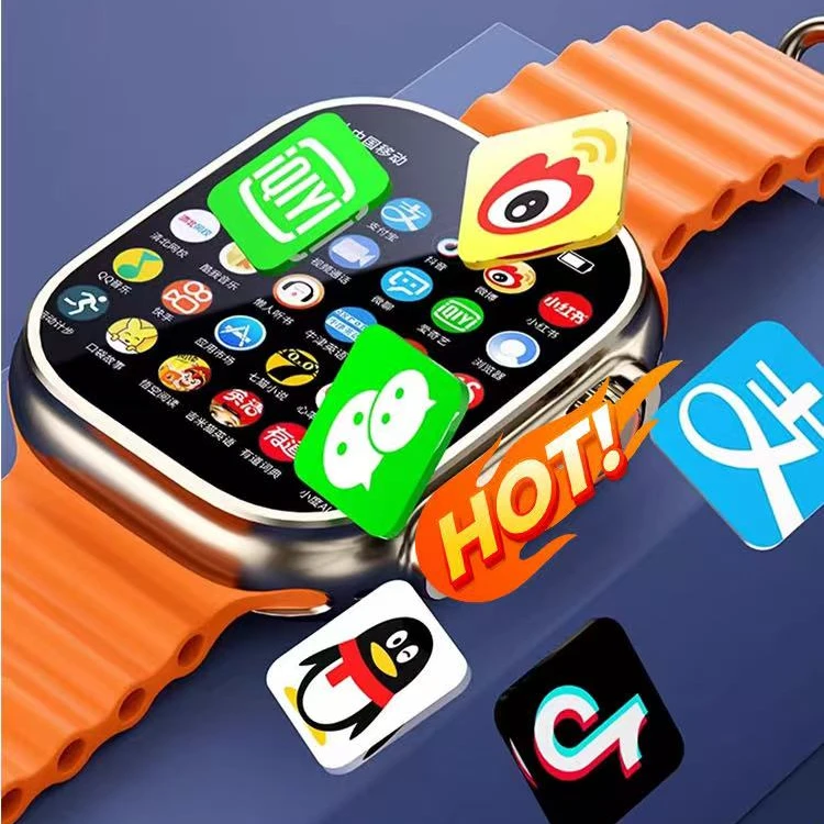 准新品  可插电话卡ultra 4watch电话智能手表/按照主播说的去拍