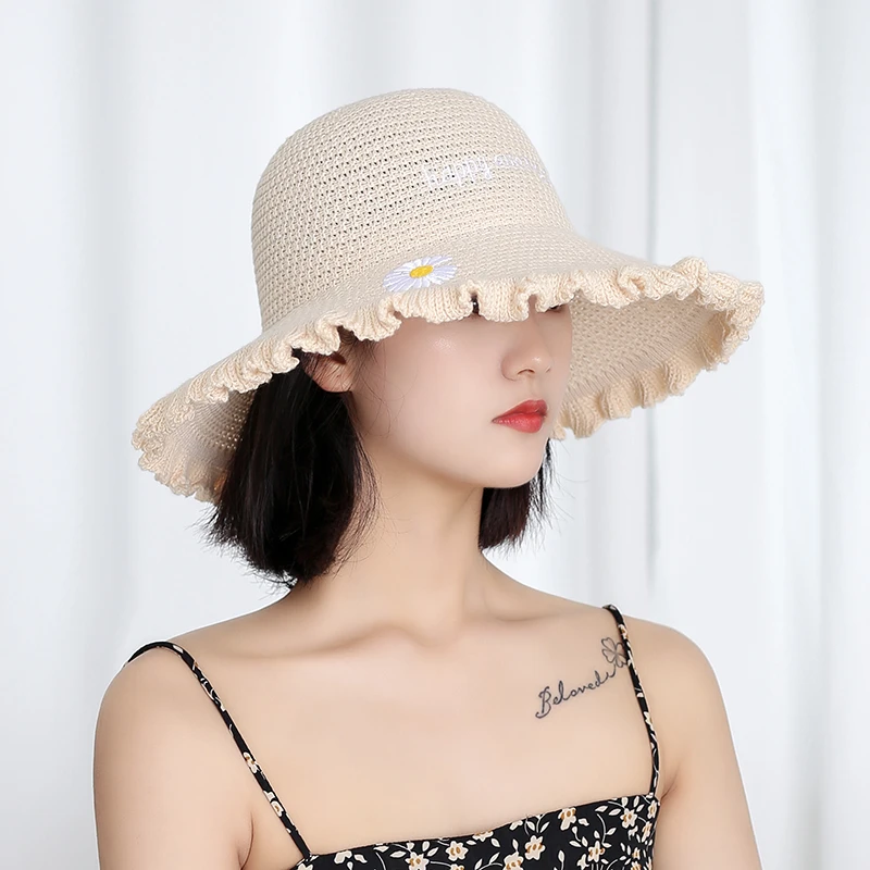 户外防晒遮阳帽百搭大檐太阳帽