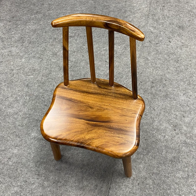 南美胡桃木温莎椅餐椅全实木椅主人椅茶椅书椅新中式桌椅客椅子