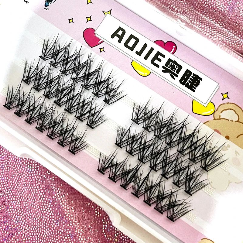 奥睫冰淇淋睫毛小恶魔单簇开花种植嫁接朵毛假睫毛女太阳花款新手