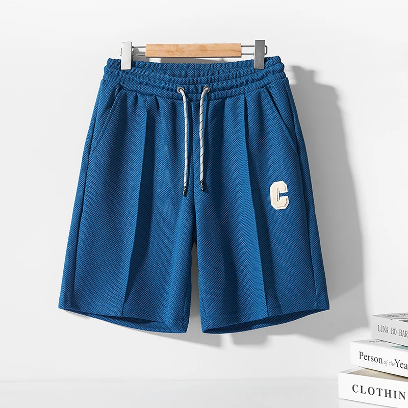 男士短裤百搭夏季宽松潮流五分裤裤子运动时尚休闲裤条纹