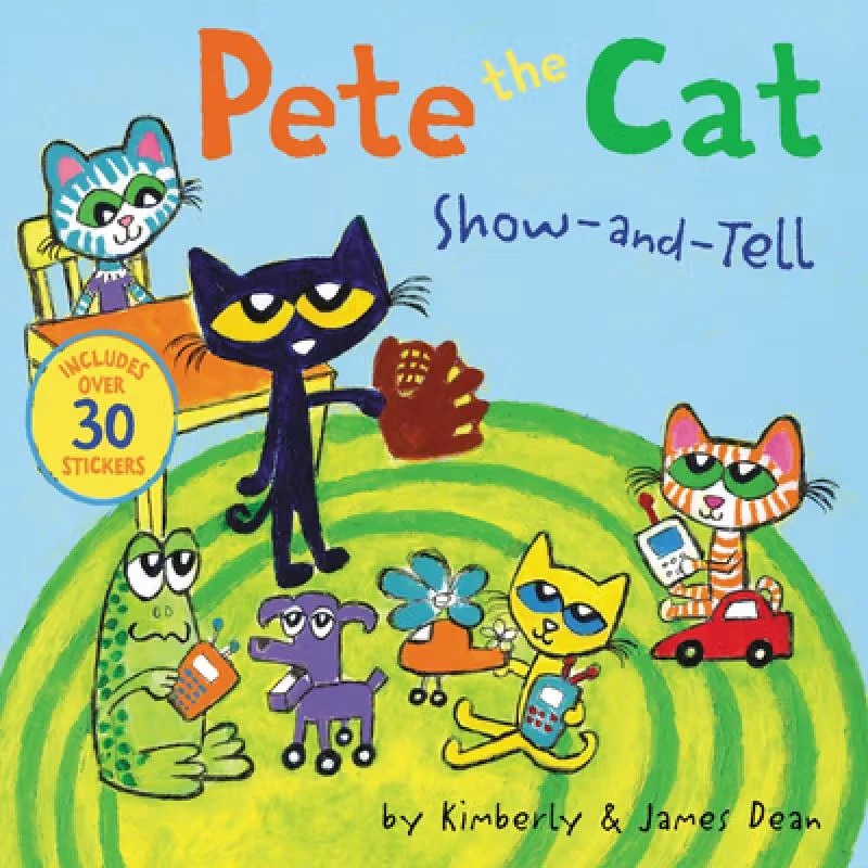 皮特猫系列绘本 Pete the Cat 原版英文经典绘本含30个贴纸