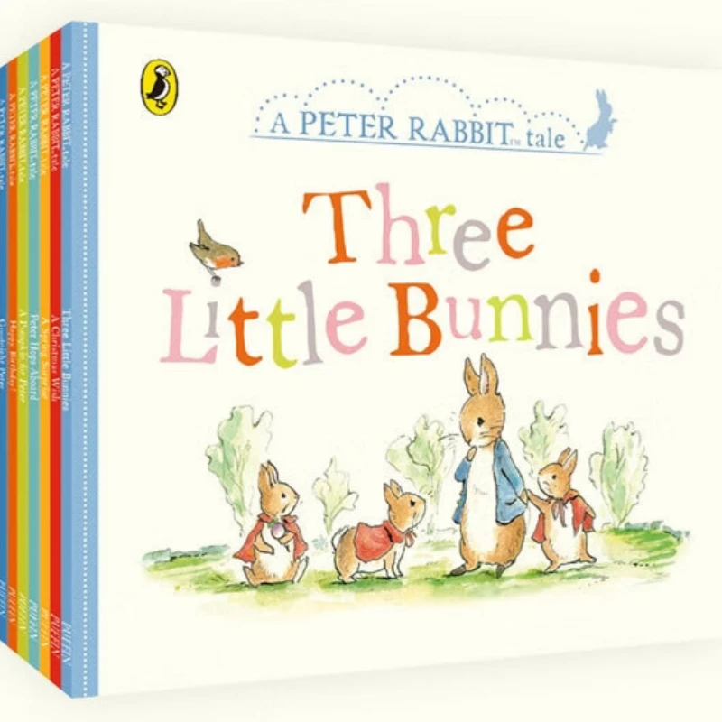 比得兔的故事全7册 赠音频Peter Rabbit 彼得兔经典少儿童话HSG