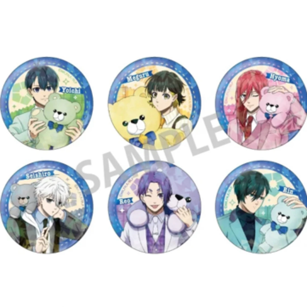 蓝锁泰迪熊吧唧周边盲盒！（未成年人禁止下单）