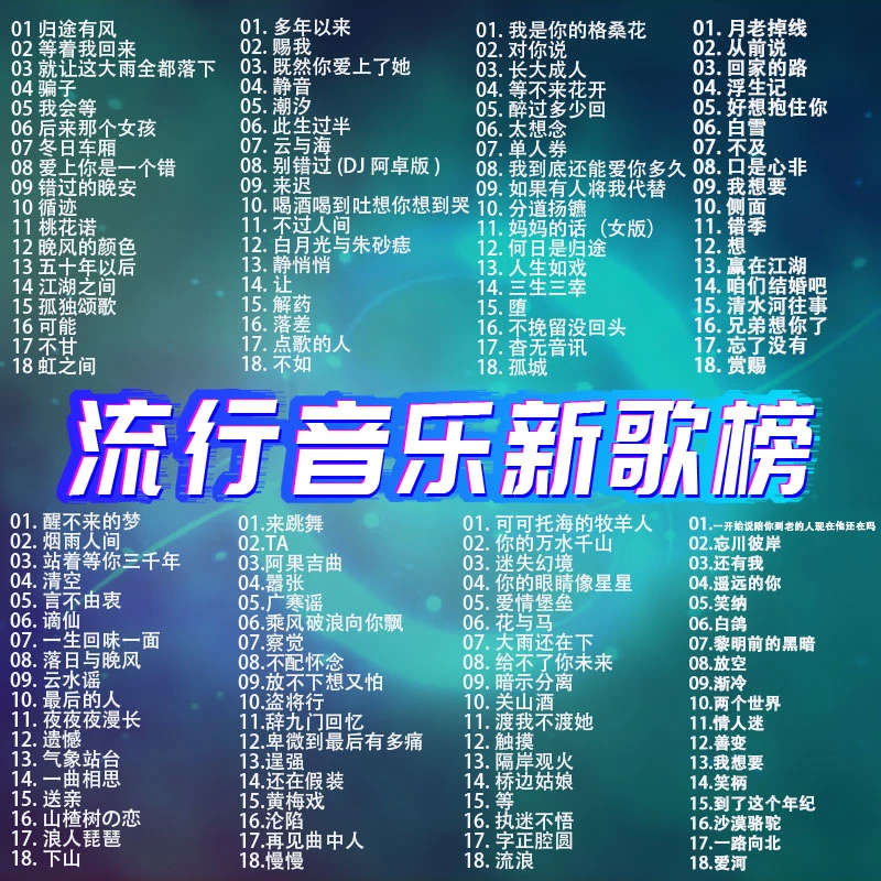 2023网络流行新歌汽车cd音乐车载cd光盘歌曲碟片黑胶无损高音质