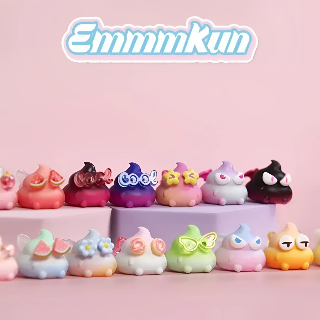 【拆袋】迷你 emmmkun 眼碌碌三代粑粑多巴胺礼物公仔
