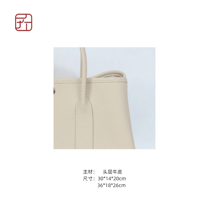 匠人乔【原版皮手缝花园包】togo皮新品时尚百搭简约经典手提包