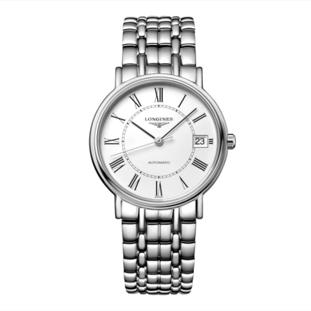 99新 Longines/浪琴 瑰丽/白盘/罗马刻/机械/九月/26盘/密