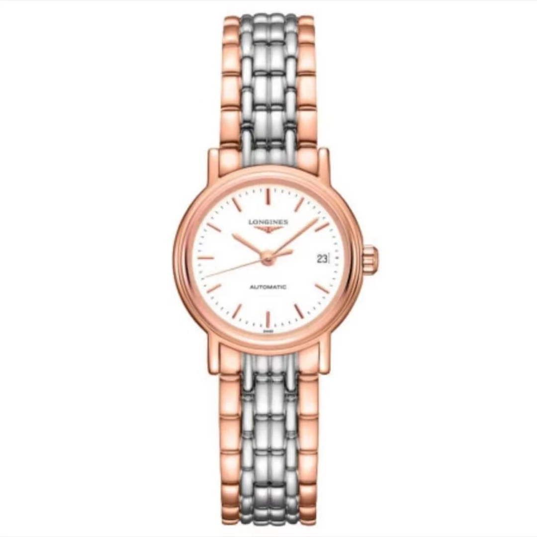 99新 Longines/浪琴 瑰丽/调丁刻/机械/白盘/九月/25盘/1.2