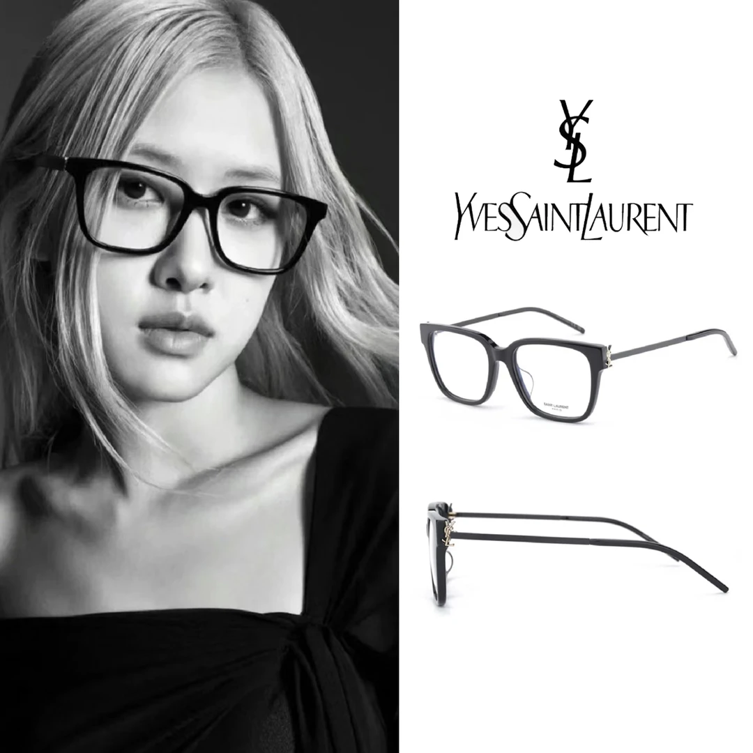 全新未使用  圣罗兰平光镜有眼镜盒