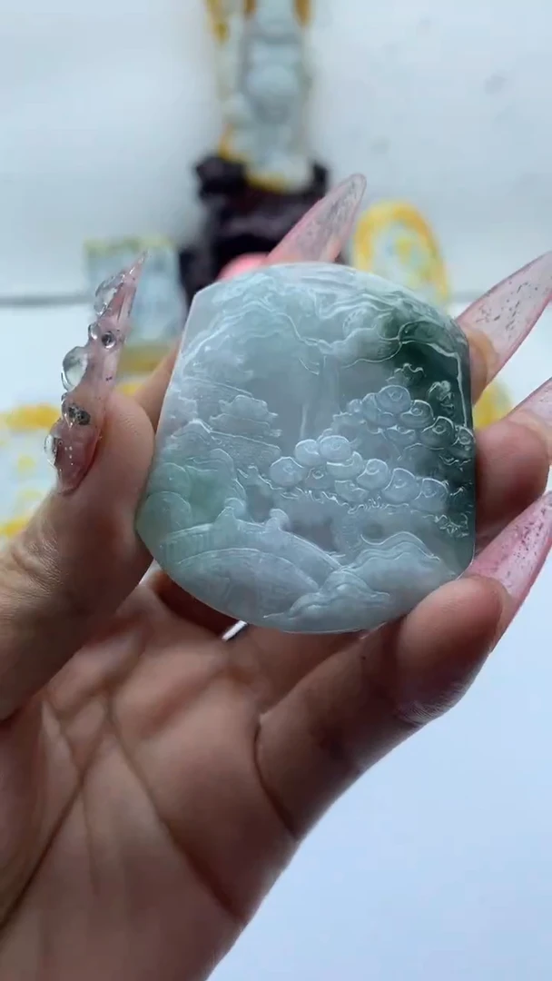 【闪购商品】翡翠颈饰未镶嵌挂件