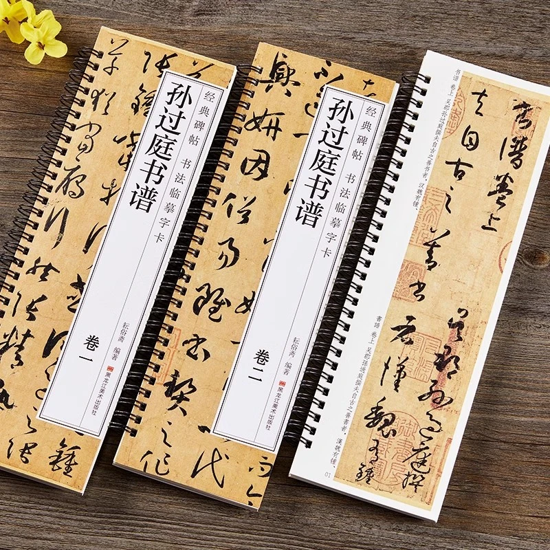 孙过庭书谱草书毛笔书法字帖经典碑帖临摹字卡原大版全文成人学生