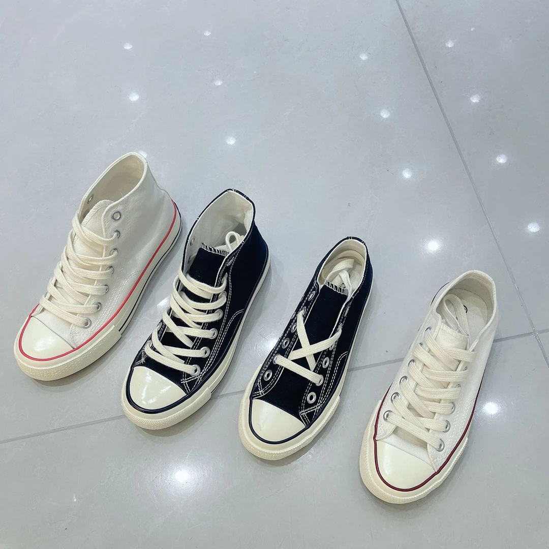 【唯美女装】高品质【经典百搭】高帮低帮系带帮布鞋