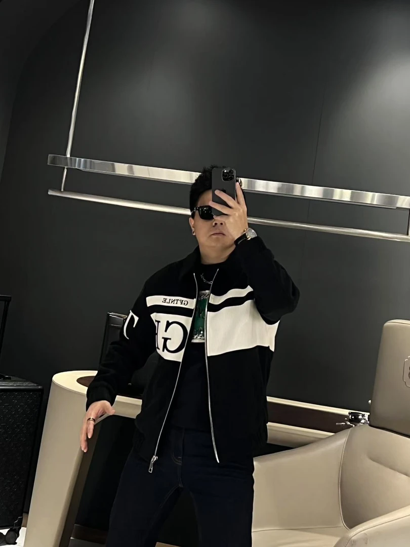 【马哥严选】秋冬男士潮流时尚休闲百搭加棉拼色翻领拉链灯芯绒外套