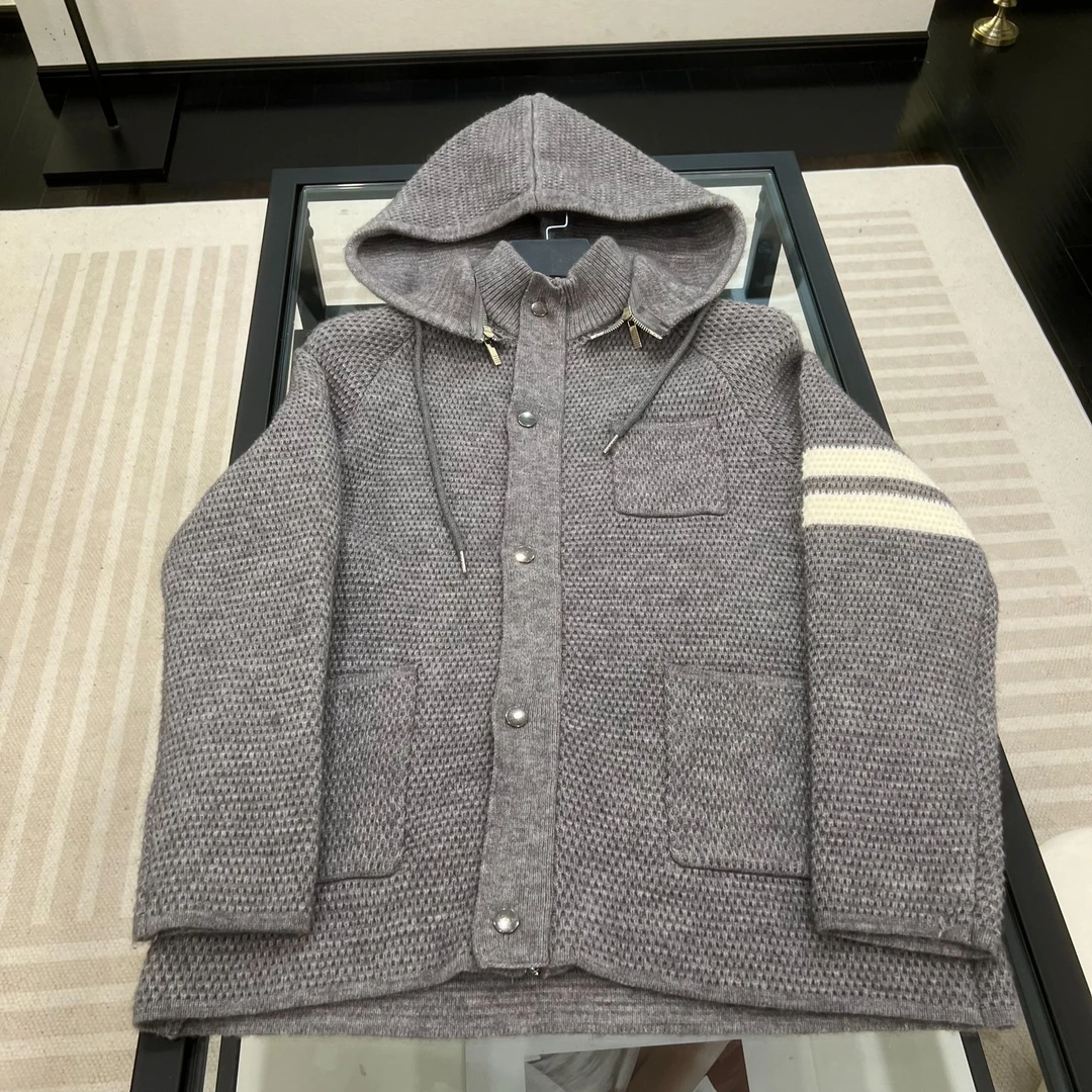 015-ALL IN 2024秋冬新款时尚单品外套保暖百搭女装两杆带帽潮