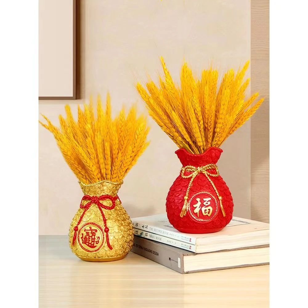 【穗穗平安】天然黄金麦穗干花客厅田园装饰摆件礼品福袋开业