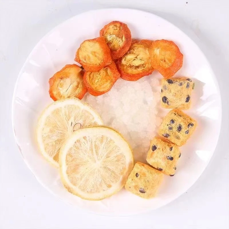 冻干百香果块罐装制作金桔柠檬茶饮冷泡蜂蜜补充VC水果茶青桔柠檬
