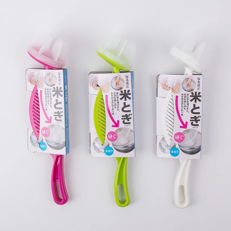 器淘米篮洗水果带沥水隔挡板洗米棒淘米盆两用沥水篮筛筛手工白色