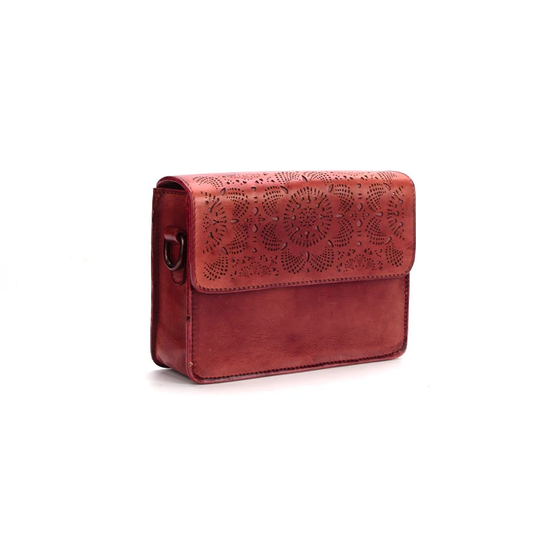 【秦大叔推荐】复古牛皮包包双肩包2024新款牛皮手工女包