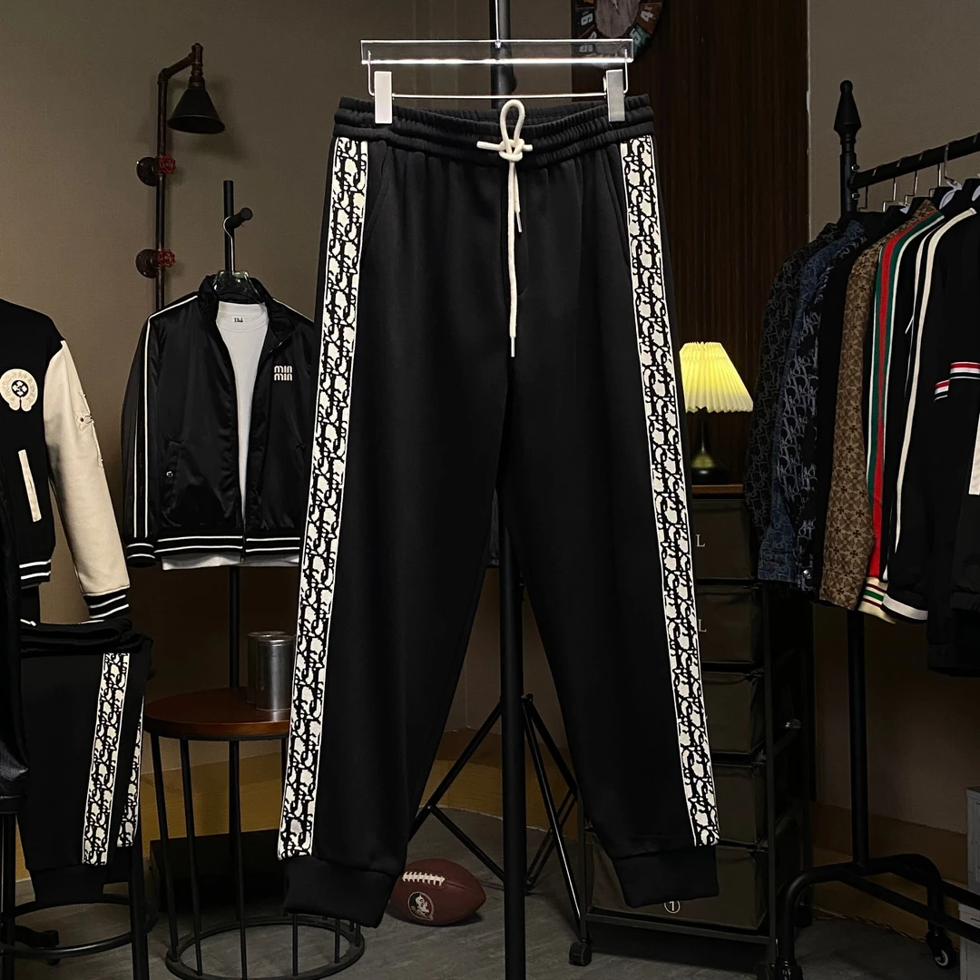 【轻奢男装】秋冬新品欧美简约休闲百搭束脚休闲卫裤X2059