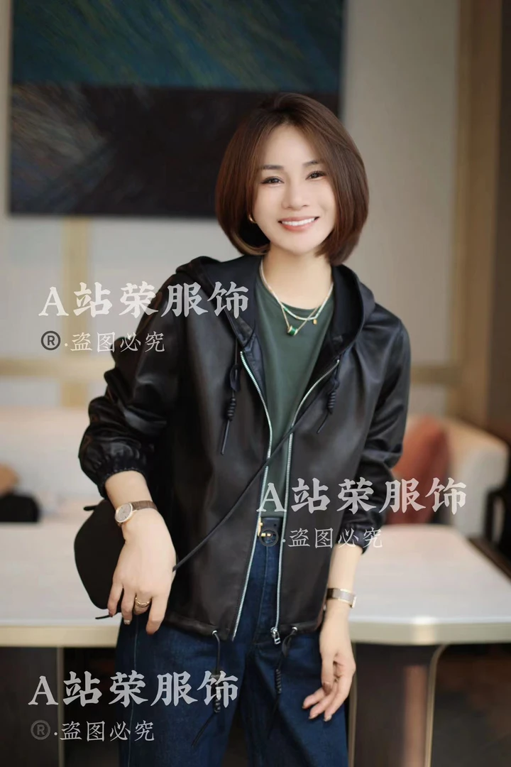 【荣姐精选】卷边丝棉短袖