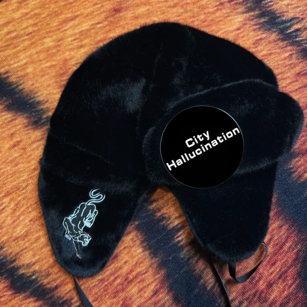 CityHallucination城市幻觉【黑色权利】小众时尚街头保暖雷锋帽