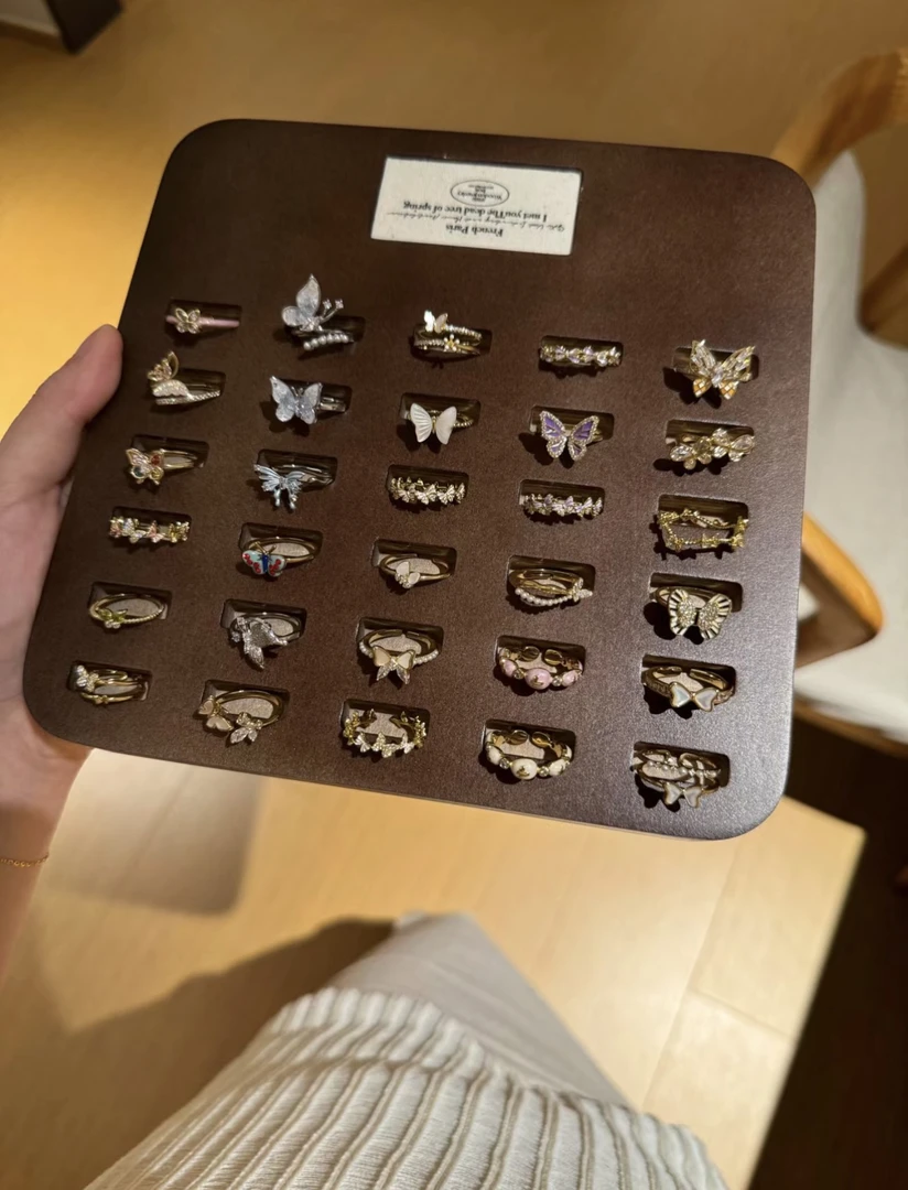 合金戒指 【151-200】直播间专拍百搭ins戒指时尚个性可调节