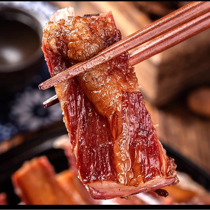 腊排骨烟熏毕节湖南农家特产自制土猪腊肉