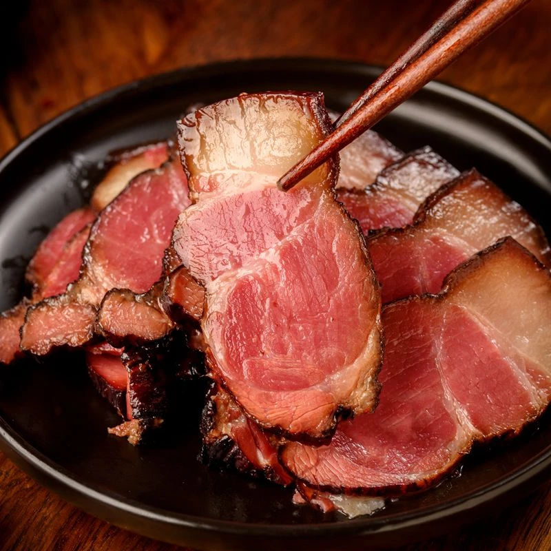 【前腿腊肉】柴火烟熏水晶老腊肉湖南土特产腊味传统古法腌制