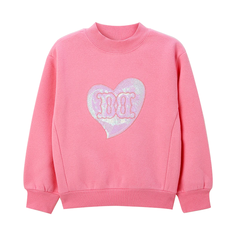 【直播清】迪迪鹿女大童冬季卫衣冬新款套头加厚加绒C123421604