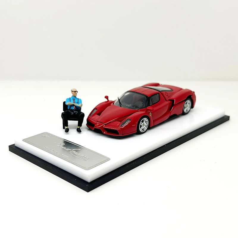 KING Model车模 1:64 合金 法拉利恩佐 小比例汽车模型 可开后盖