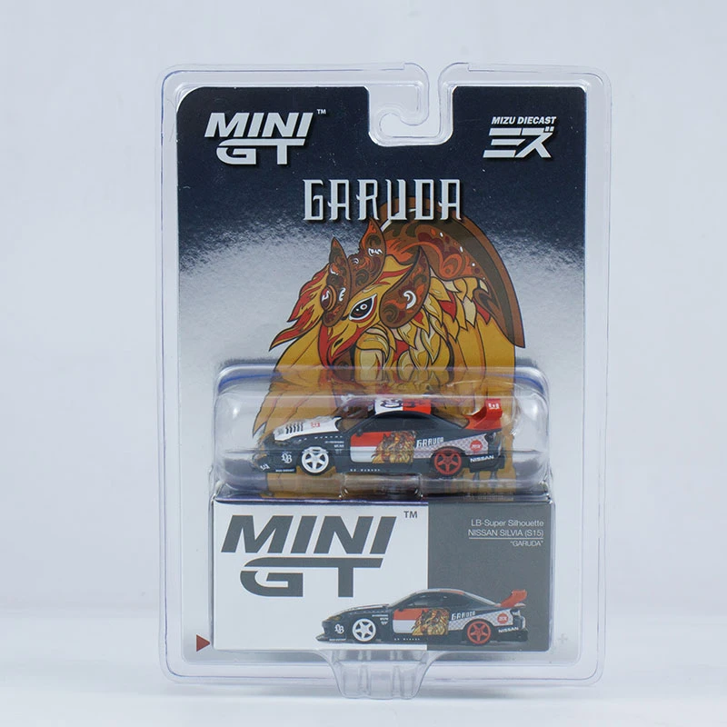MINI GT车模 652号联名1:64LB尼桑S15 SILVIA 汽车模型小比例收藏