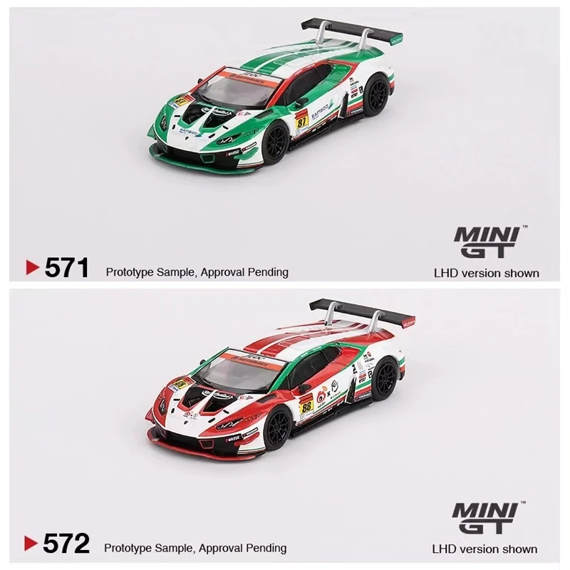 MINI GT车模1:64 #571 572 兰博基尼 GT3 EVO 日版合金汽车模型车