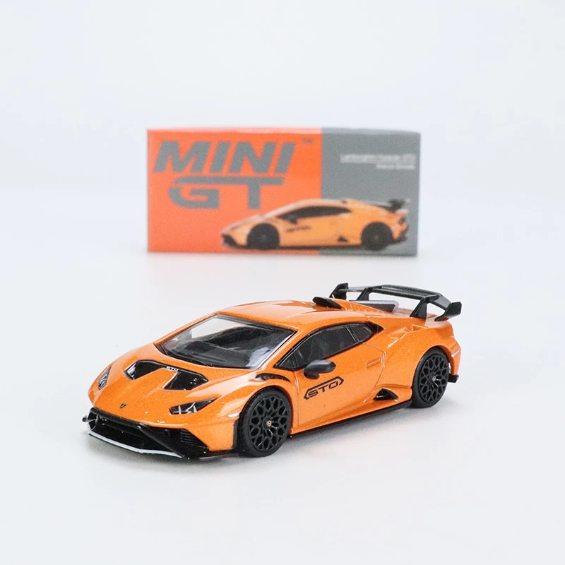 MINIGT车模 1:64 兰博基尼Huracan小牛LP610合金EVO STO 汽车模型