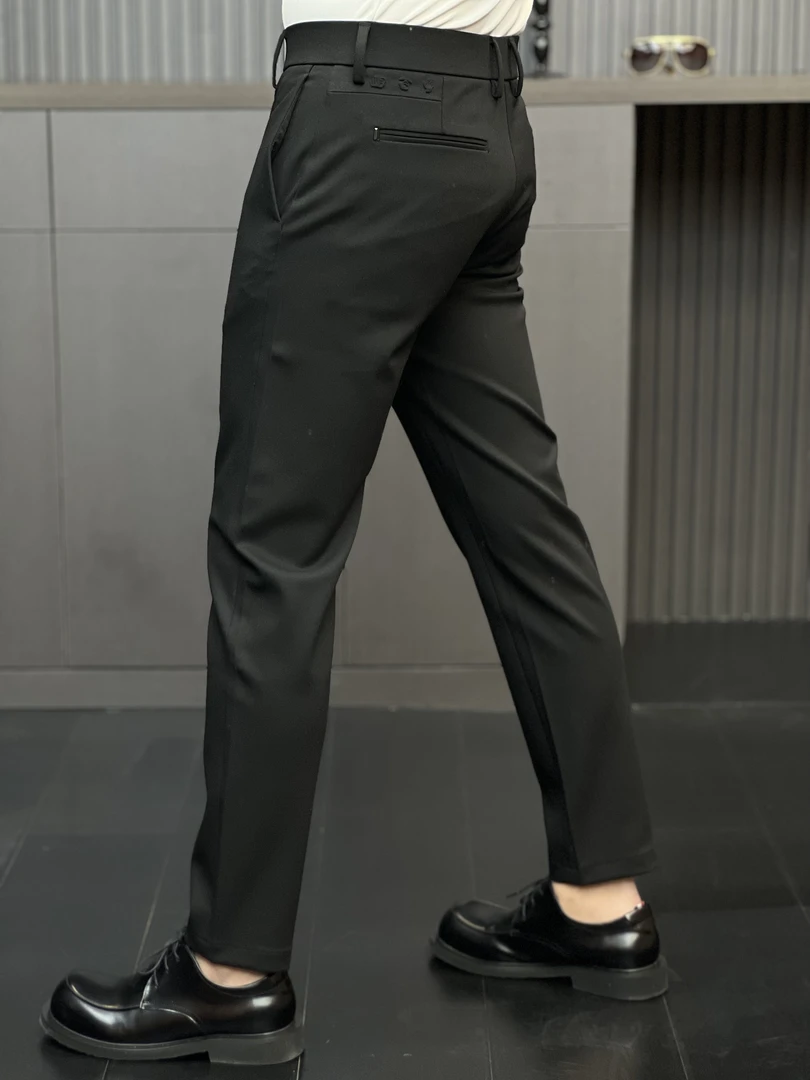 春季新品男士雅痞压花质感休闲西裤垂顺抗皱易打理 DK3