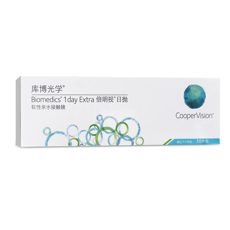 库博光学倍明视软性亲水接触镜 日抛 10片 隐形眼镜白片