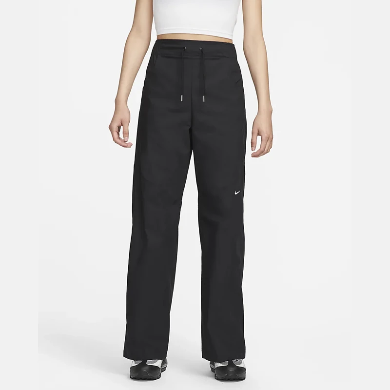 NIKE/耐克秋季女子梭织高腰运动休闲工装长裤