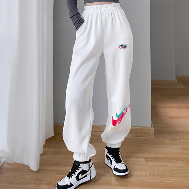 NIKE/耐克Sportswear 多钩 男女针织运动休闲宽松显瘦收口长裤