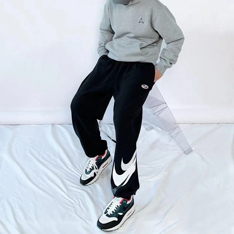 NIKE/耐克Sportswear 多钩 男女针织运动休闲宽松显瘦收口长裤