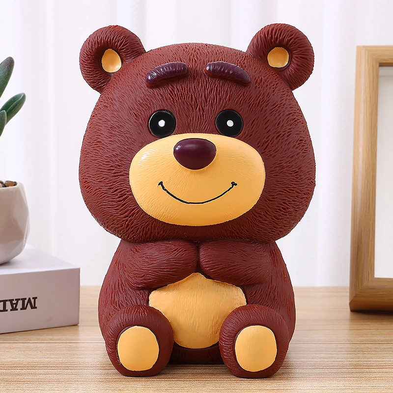 卡通可爱草莓熊存钱罐创意大容量防摔储钱罐儿童节男女孩生日礼物