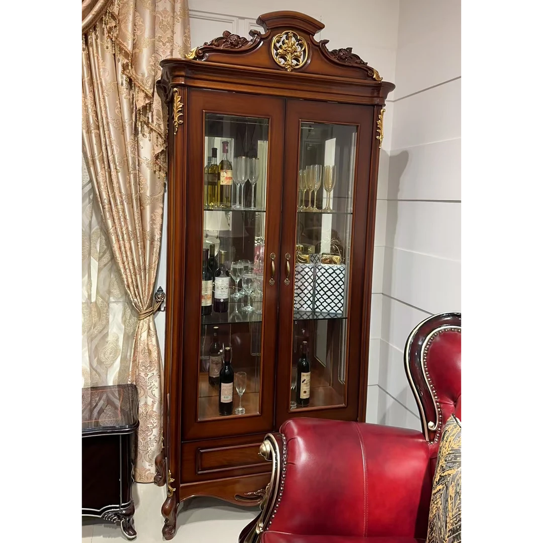 欧式组合酒柜双长105公分  单长75公分（ 宽48公分 高233公分）